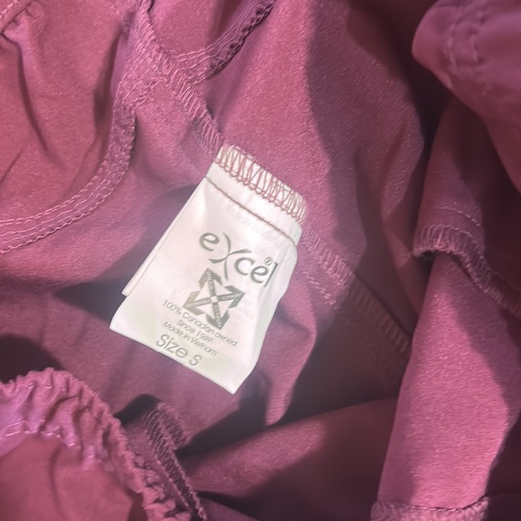 NWT EXCEL COMFORT FUNCTION FOR HEALTH CARE PROVIDERS ELASTIC WAIST BURGUNDY S - Picture 5 of 6